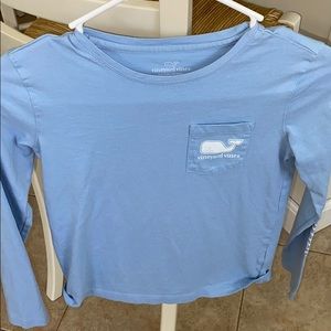 Blue and white vineyard vines long sleeve